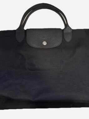 Longchamp 1515578 Le Pliage Neo Medium Black Nylon Convertible Travel Tote Bag